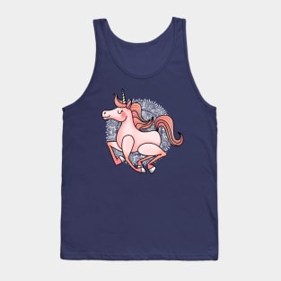 Peach Sherbet Unicorn Tank Top